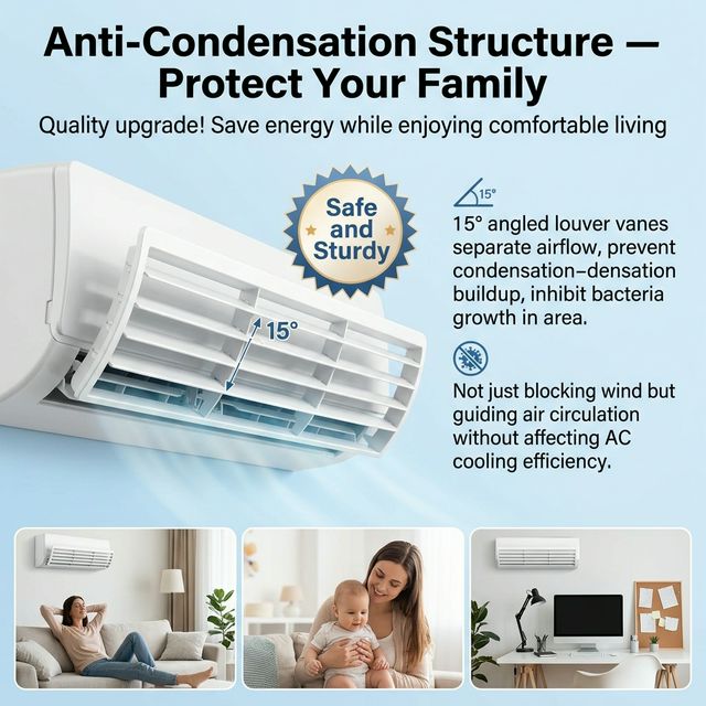 Anti-condensation structure protects your family